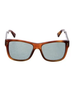 GUCCI Unisex Square Havana Brown Sunglasses New In Case! - Picture 1 of 6