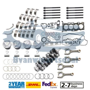 2.4L G4KJ  Engine Rebuild Overhaul Kit- Crankshaft & Con Rods For HYUNDAI KIA - Picture 1 of 4