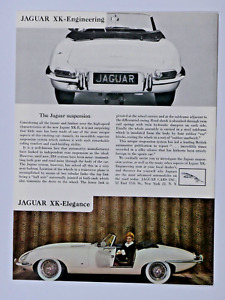 1962 Jaguar XK E Vintage Engineering  Suspension Original Print Ad 8.5 x 11"