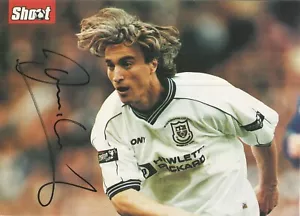 TOTTENHAM: DAVID GINOLA SIGNED A4 (12x8) MAGAZINE PICTURE+COA - Picture 1 of 1
