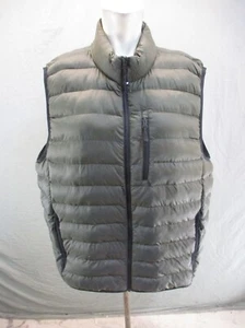 Chaleco aislante 32 grados HEAT talla XL para hombre 100 % nailon cremallera completa cuello soporte 168 - Imagen 1 de 11