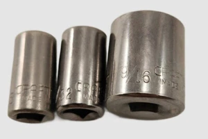 Enchufe Artesano De Colección 1/4" Unidad 12 Puntos SAE Hecho en EE. UU. Elige la Talla - Imagen 1 de 5