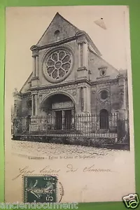 CARTE POSTALE DÉPARTEMENT 95 - LUZARCHES ÉGLISES ST CÔME 1909 - VAL-D'OISE - CPA - Bild 1 von 2