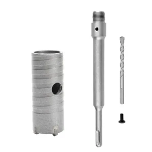 1X(SDS Plus Hammerbohrer Wandlochsäge Bohrer Set Schneidwerkzeuge mit Runds7787 - Bild 1 von 29
