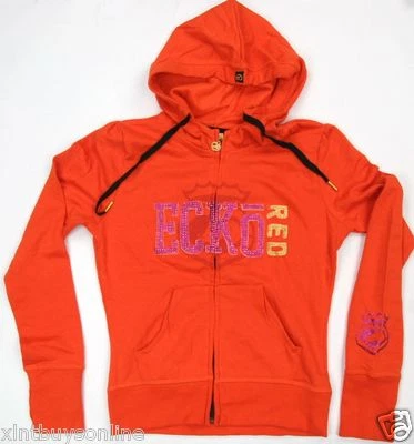 Sudadera con capucha naranja ECKO RED Premium Wear Foto 1 de 4