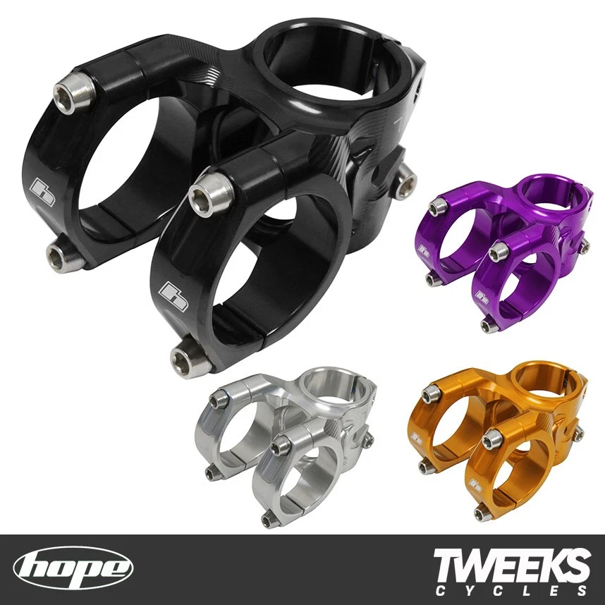 Hope Trail Stem (Various Clamp Sizes & Lengths) - Lightweight T6 Aluminium - Image 1 of 4