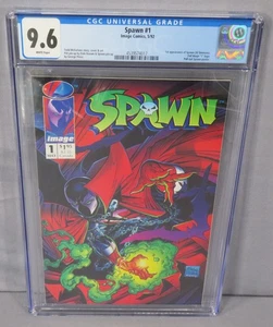 SPAWN #1 (First Appearance Al Simmons) CGC 9.6 NM+ Image 1992 Todd McFarlane - Picture 1 of 3