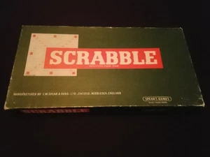 🎲 Scrabble Vintage Wortplättchen Brettspiel von Spears vollständig - Bild 1 von 5