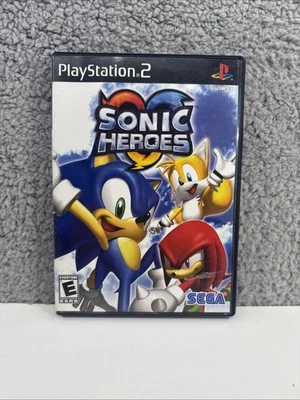 Sonic Heroes PS2 Sony PlayStation 2, 2005 Missing Manual - Tested - Image 1 of 4