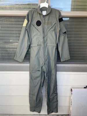 Propper Nomex Flight Pilot Suit 38L Green Coveralls CWU-27/P  Zipper 31" - Image 1 of 4
