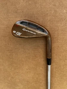 TaylorMade Hi-Toe Copper 58° Lob Wedge Hi-REV 2.0 Steel Wedge Dri Tac New Grip - Picture 1 of 9