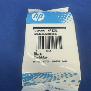 Genuine HP 62XL Black Ink Cartridge Open Box Sealed Packaged (READ) - Picture 1 of 8