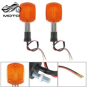 Front Pair turn signal indicators for Honda V45 VF750C VF700C with stem - Picture 1 of 12