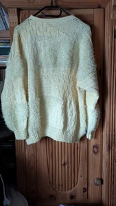 Handgestrickter Pullover*Damenpullover*gelb*verschiedene Wollqualitäten*neu* - Bild 1 von 4