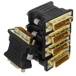 Adaptador Dvi a Vga 5 piezas: convertidor Dvi macho a Vga hembra para conexión estable - Imagen 1 de 12