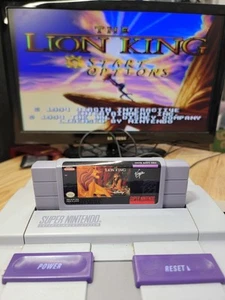 THE LION KING Super Nintendo SNES - Solo cartucho - Probado funciona - Imagen 1 de 9