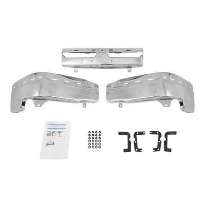 Chrome Bumper Fit For Chevy Silverado 1500 2003-2006  Avalanche 1500 02-06 Foto 1 de 4