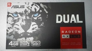 ASUS Dual AMD Radeon RX 560 4GB GDDR5 Gaming Graphics Card PCIe 3.0 - Picture 1 of 4