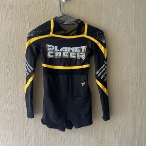 Varsity Cheerleader Cheer Uniform Kleid Planet Cheer Kind Medium Langarm - Bild 1 von 9