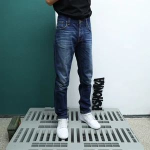 Nudie Jeans Grim Tim Org. Double Indigo Denim Größe W34 L34 - Bild 1 von 5
