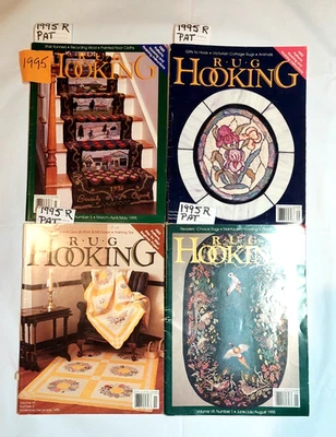 REVISTA GANCHO TAPETE 1995 M/A/M - J/J/A - S/O - N/D - com PADRÃO DE RETIRADA DE PAPEL - Imagem 1 de 4