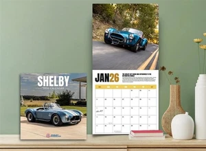 Calendario ufficiale americano 2026 Shelby - Ford Mustang Cobra GT500 GT350 SVT SVO - Foto 1 di 6
