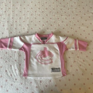Reebok Vancouver Canucks Toddler Jersey – Pink & White – Size 3T - Picture 1 of 8