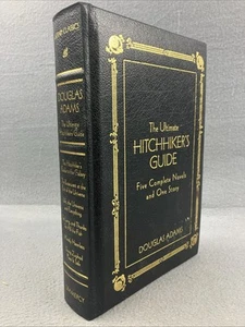 Der ultimative Anhalter durch die Galaxis Douglas Adams Hardcover Leder - Bild 1 von 11