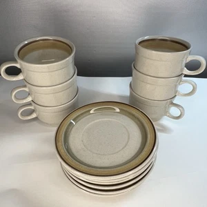 Hallkraft Potterskraft Wilde Erdbeere P6002 Tasse & Untertasse 6er Set - Bild 1 von 11