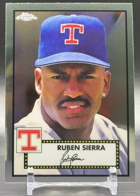 2021 Topps Chrome Platinum Anniversary #567 Ruben Sierra Texas Rangers - Image 1 of 2