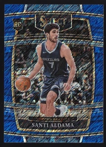 2021-22 Panini Select Blue Shimmer Prizm Santi Aldama RC #64 - Picture 1 of 2