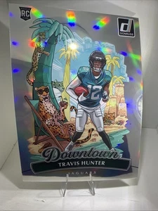 2025 Travis Hunter Panini Donruss Rookie DOWNTOWN #13 RC SSP Jumbo Oversized - Picture 1 of 7