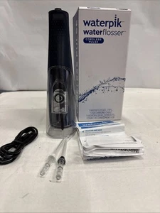 Waterpik Pulso Inalámbrico Recargable Portátil Agua Hilosser Dientes, Negro - Imagen 1 de 7