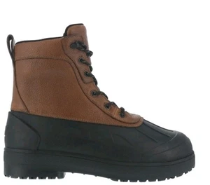 Iron Age Boots Rubber Vamp Leather Shaft Waterproof Work Boot IA9650 Men's 10 EW - Picture 1 of 5