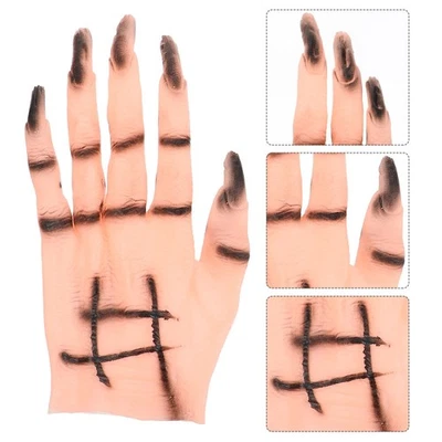 Halloween Accessories Costumes Women Simulation Ghost Gloves Party Scary - image 1 of 4