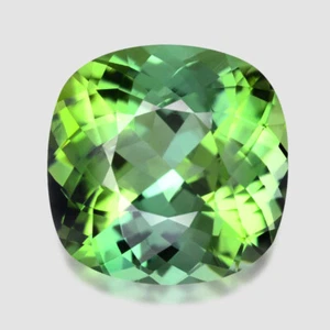 2.87cts Kalibriert 9mm Kissen Schliff Nigeria Grün Turmalin - Bild 1 von 1
