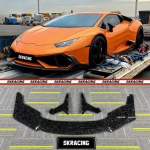 Forged Carbon Fiber Front Bumper Lip Splitter For Lamborghini Huracan LP610-4 - Picture 1 of 18