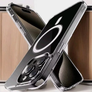 Magnetic Phone case for Iphone 14 Pro Max, Clear - Picture 1 of 9