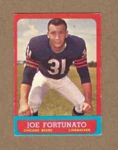 1963 Topps Fußballkarte #69 Joe Fortunato Chicago Bears VGEX+ - Bild 1 von 2