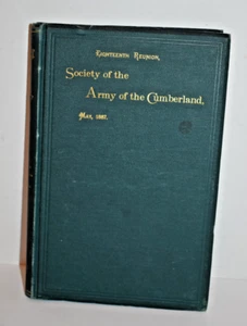*Original* 1887 Eighteenth Reunion of the Society of the Army of the Cumberland - Imagen 1 de 6