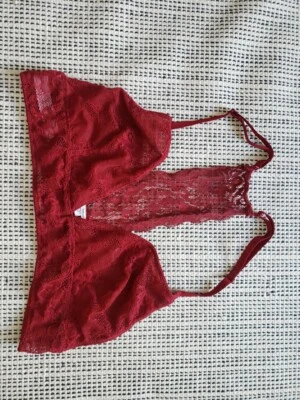 Bralette Out From Under Urban Outfitters Borgoña Mujer Pequeño Foto 1 de 4