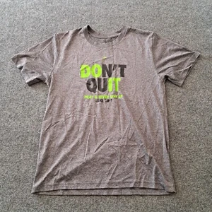 Kerusso Active T Shirt Youth Size Large Dont Quit Pray & Never Give Up Luke 18:1 - Picture 1 of 8