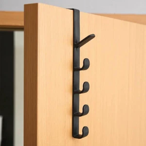 Over The Door Hooks Cabinet Hanger Closet Door Hook Clothes Coats Organizer - Picture 1 of 2