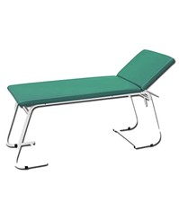 27444 - LETTINO VISITA MEDICA - metallo verniciato bianco - verde - GIMA