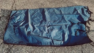 Cooler/Rain Sheet w/ Neck Cover 74" Blue/Multi color Trim *NEW Horse - Picture 1 of 5