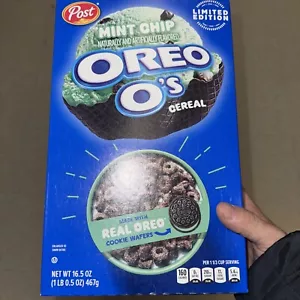 Cereal para desayuno Oreo O's Mint Chip - 16,5 OZ edición LTD - Imagen 1 de 2
