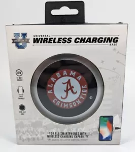 Collegiate U Alabama Crimson Tide Universal kabellose Ladestation 10 W rutschfest - Bild 1 von 3