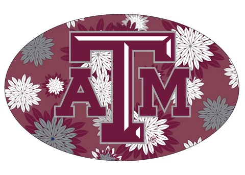 TEXAS A&M FLORAL DESIGN MAGNET-TEXAS A&M AGGIES CAR MAGNET-NEW FOR 2016! Cover