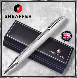 Sheaffer Legacy Heritage Palladium Plate Ballpoint Pen- Silver Barrel - Gift Box - Picture 1 of 1