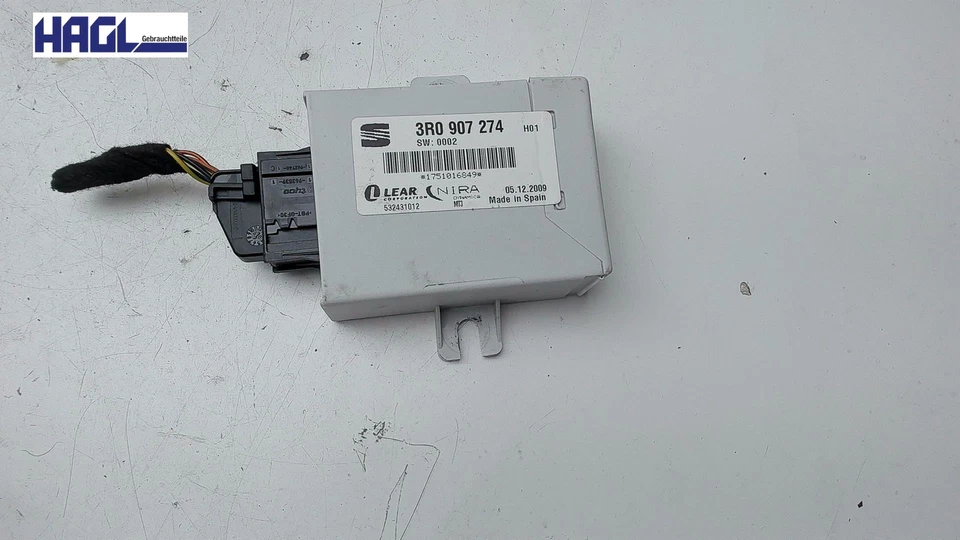 Centralina Reifendrukkontrolle 3R0907274 Seat Exeo Pezzi 2.0 Tdi Cr Familiare - Immagine 1 di 3